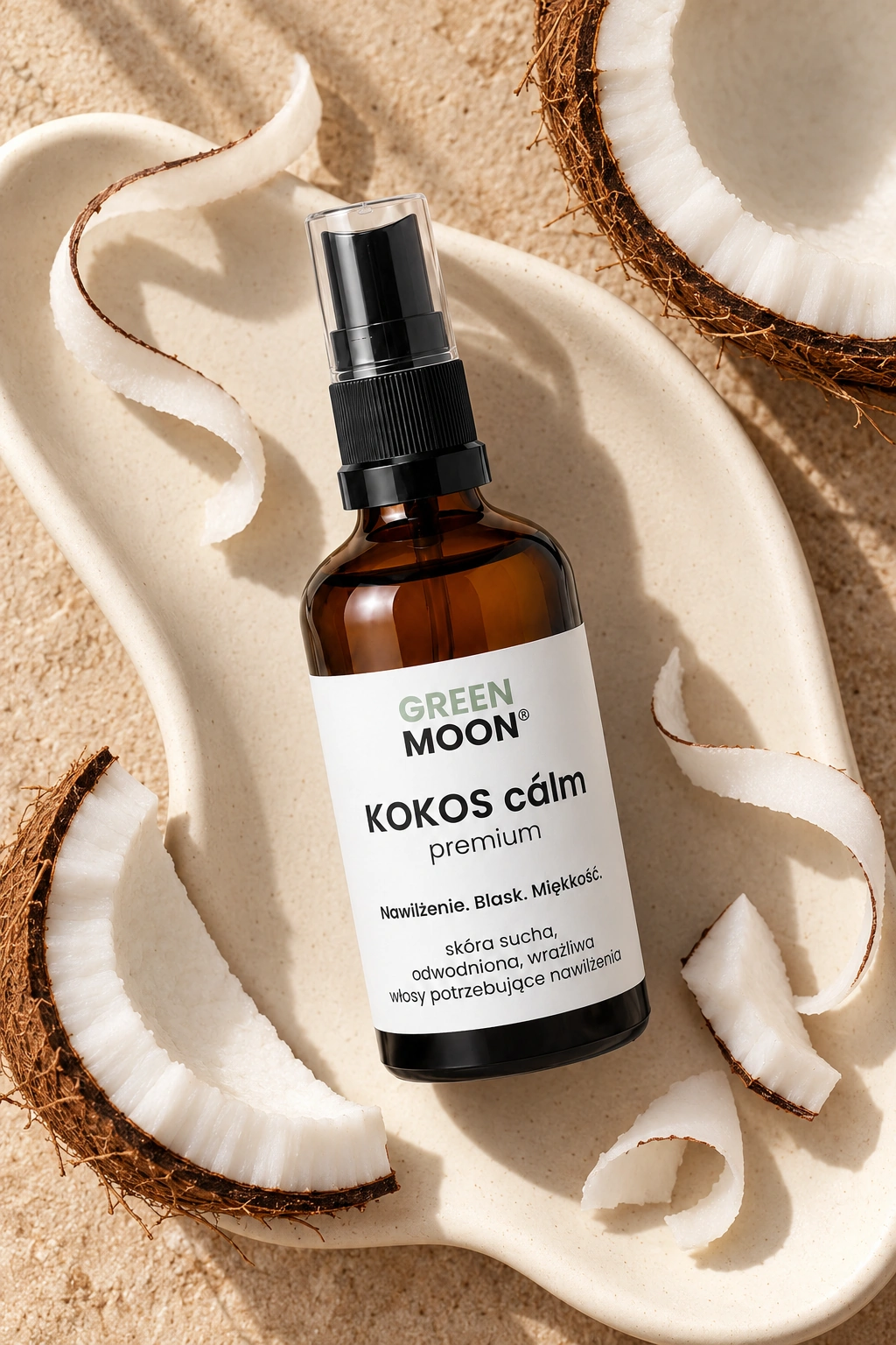 Mgiełka do skóry suchej i wrażliwej KOKOS cálm premium Green Moon
