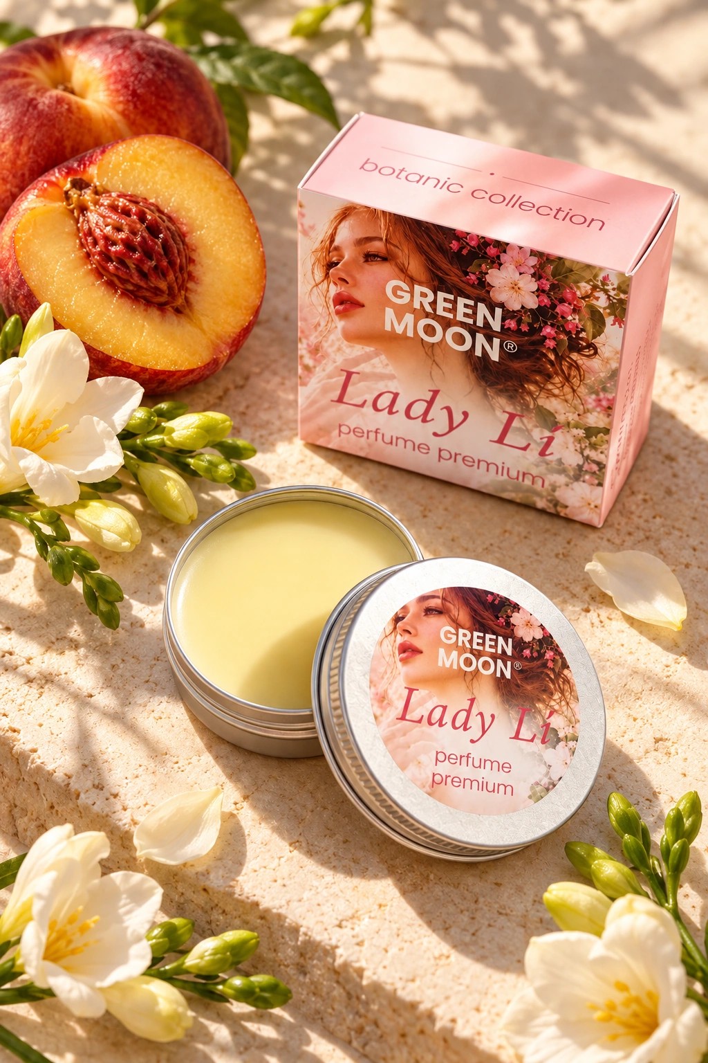 Perfumy w kremie Lady Lí perfume premium Green Moon
