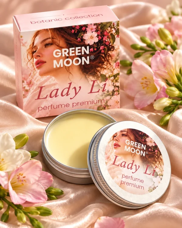 Perfumy w kremie Lady Lí perfume premium Green Moon