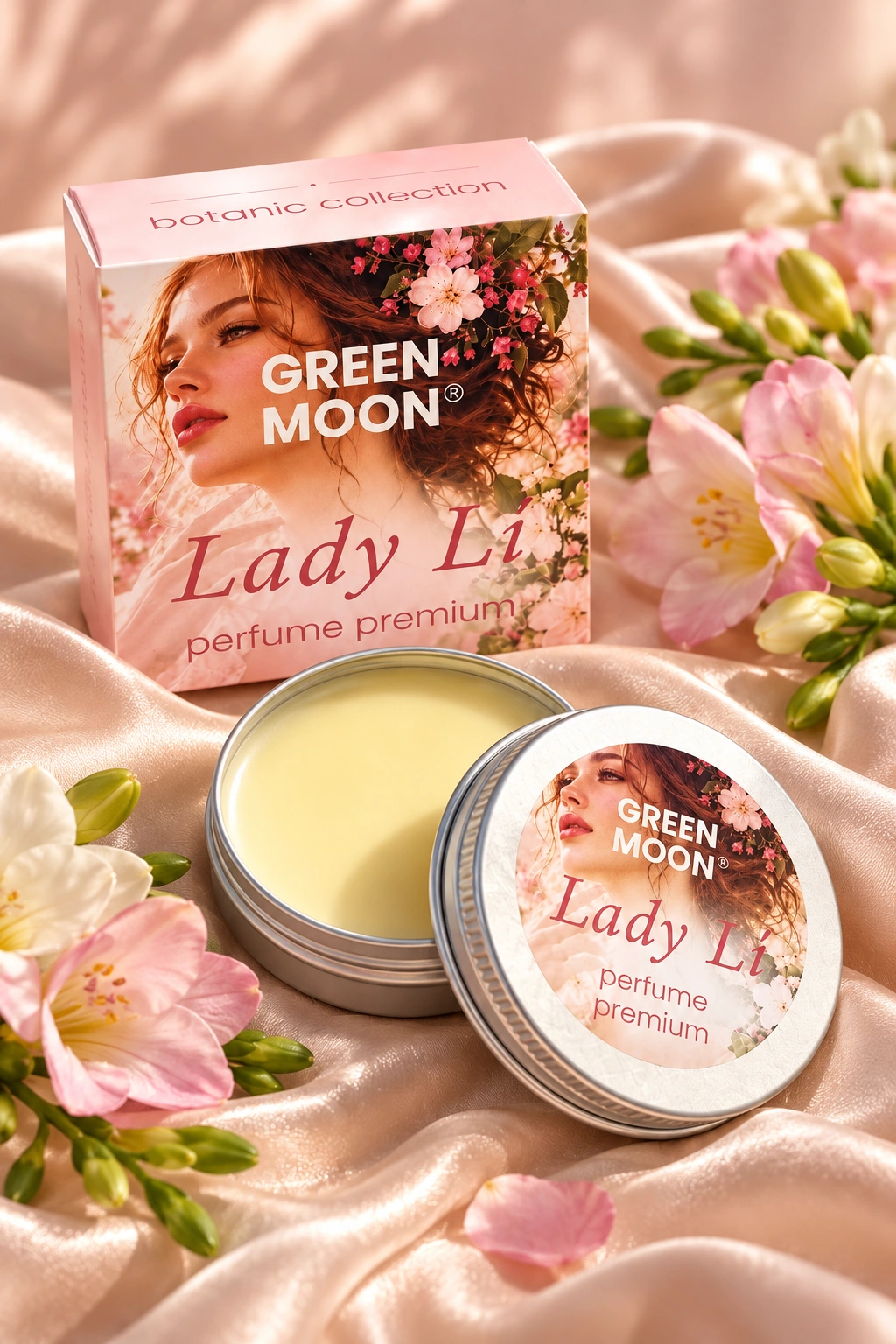 Perfumy w kremie Lady Lí perfume premium Green Moon