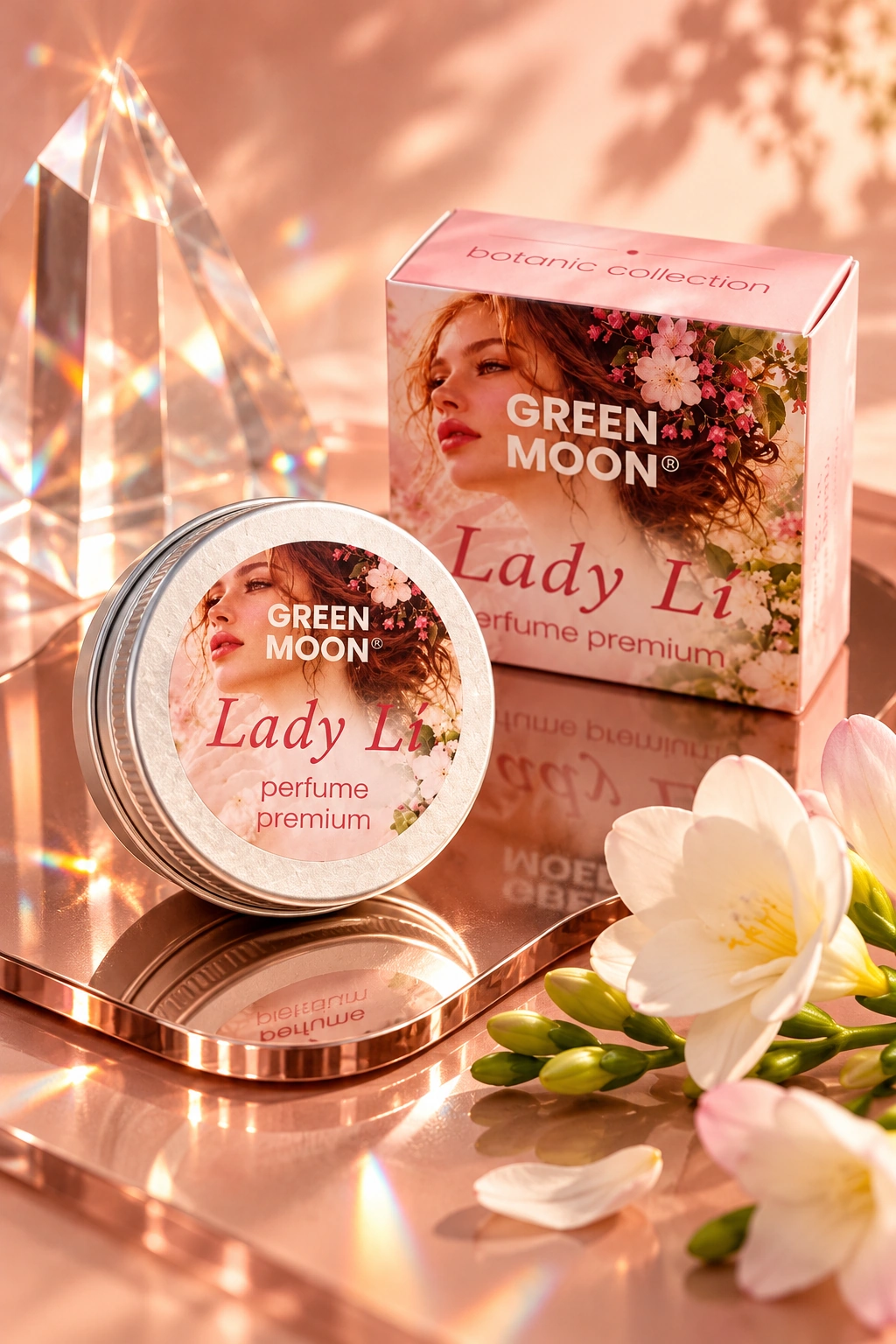 Perfumy w kremie Lady Lí perfume premium Green Moon