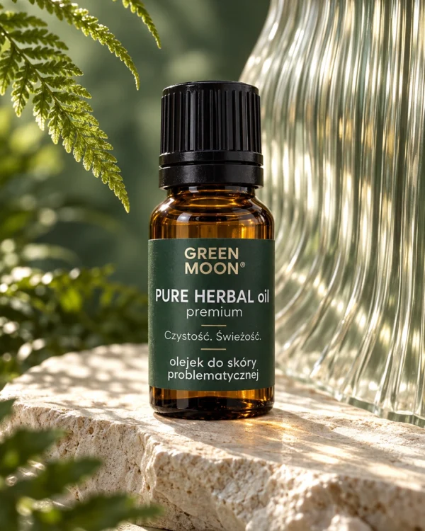 Olejek do skóry stóp i paznokci PURE HERBAL óil premium Green Moon