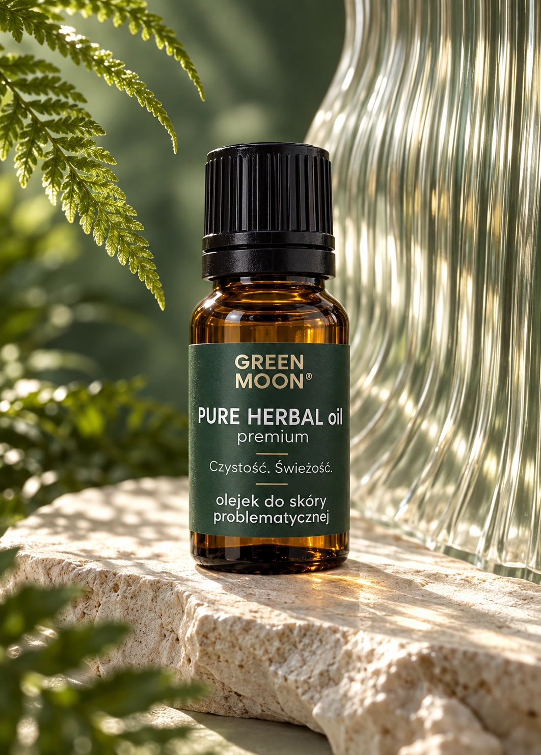 Olejek do skóry stóp i paznokci PURE HERBAL óil premium Green Moon