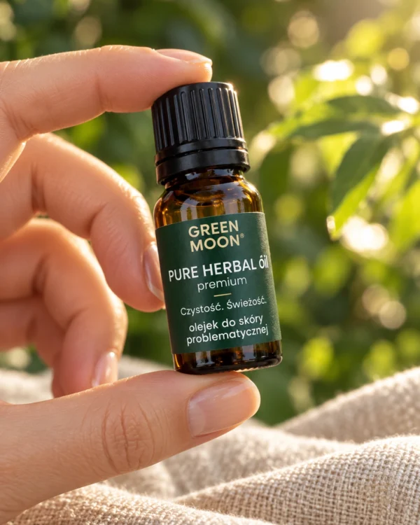 Olejek do skóry stóp i paznokci PURE HERBAL óil premium Green Moon