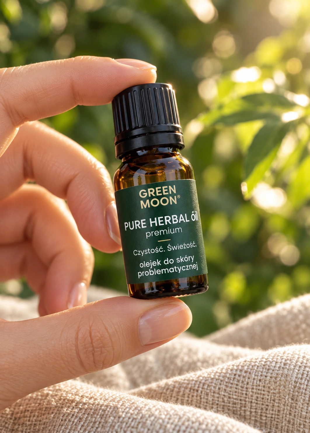 Olejek do skóry stóp i paznokci PURE HERBAL óil premium Green Moon