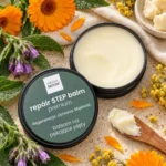Balsam do suchej skóry stóp i pękających pięt repáir STEP balm premium Green Moon
