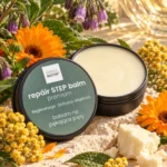 Balsam do suchej skóry stóp i pękających pięt repáir STEP balm premium Green Moon