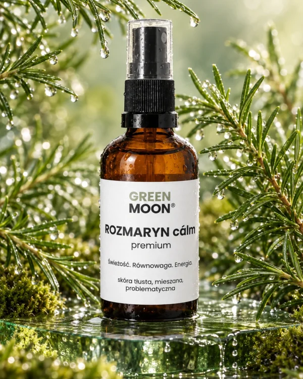 Mgiełka do skóry tłustej, mieszanej i włosów przetłuszczających się ROZMARYN cálm premium Green Moon