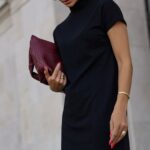 Elegancka dzianinowa sukienka Kler IVON czarny