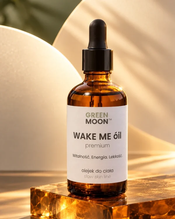 Olejek do ciała z wit. E WAKE ME óil premium Green Moon