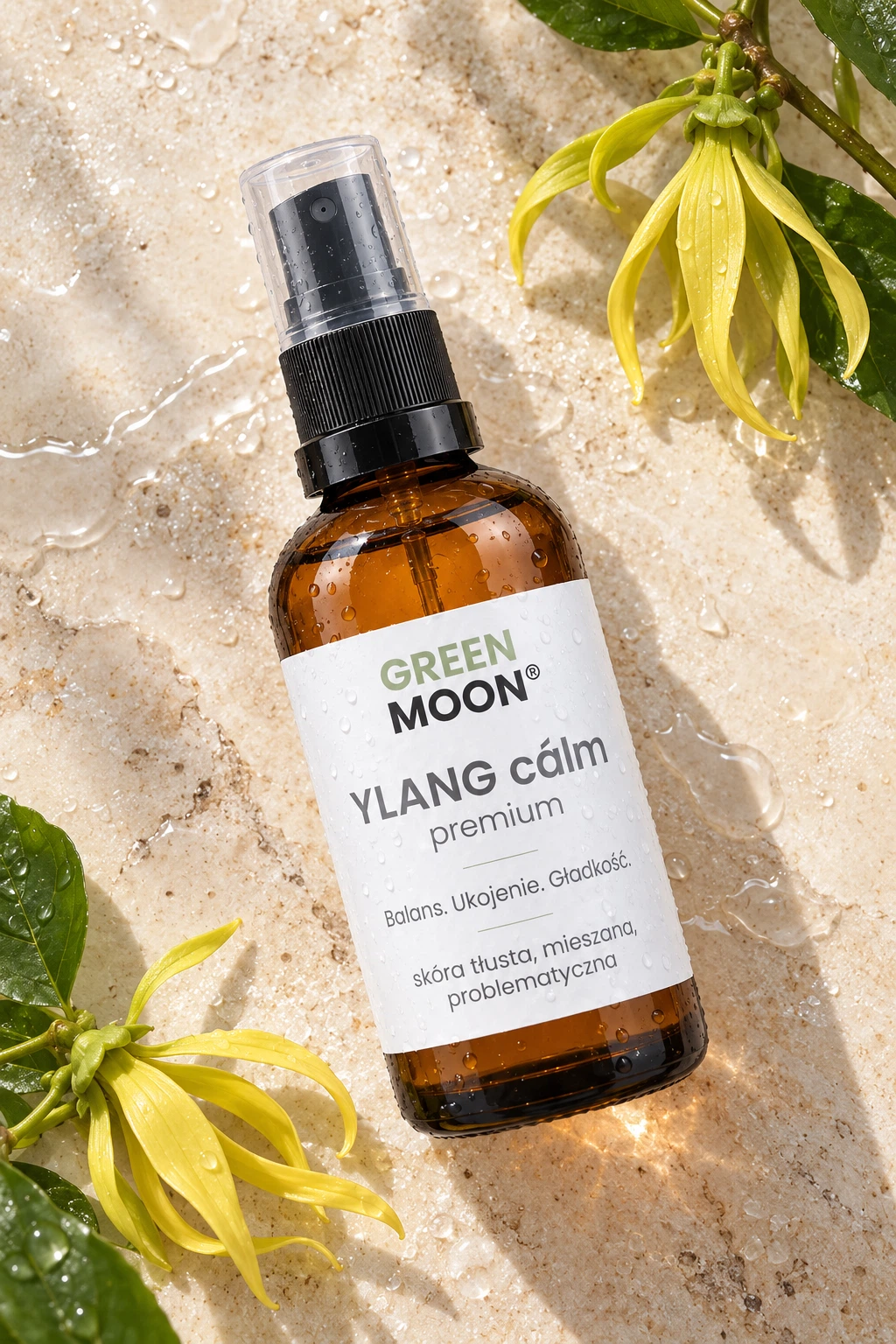 Mgiełka do skóry tłustej, mieszanej i problematycznej YLANG cálm premium Green Moon